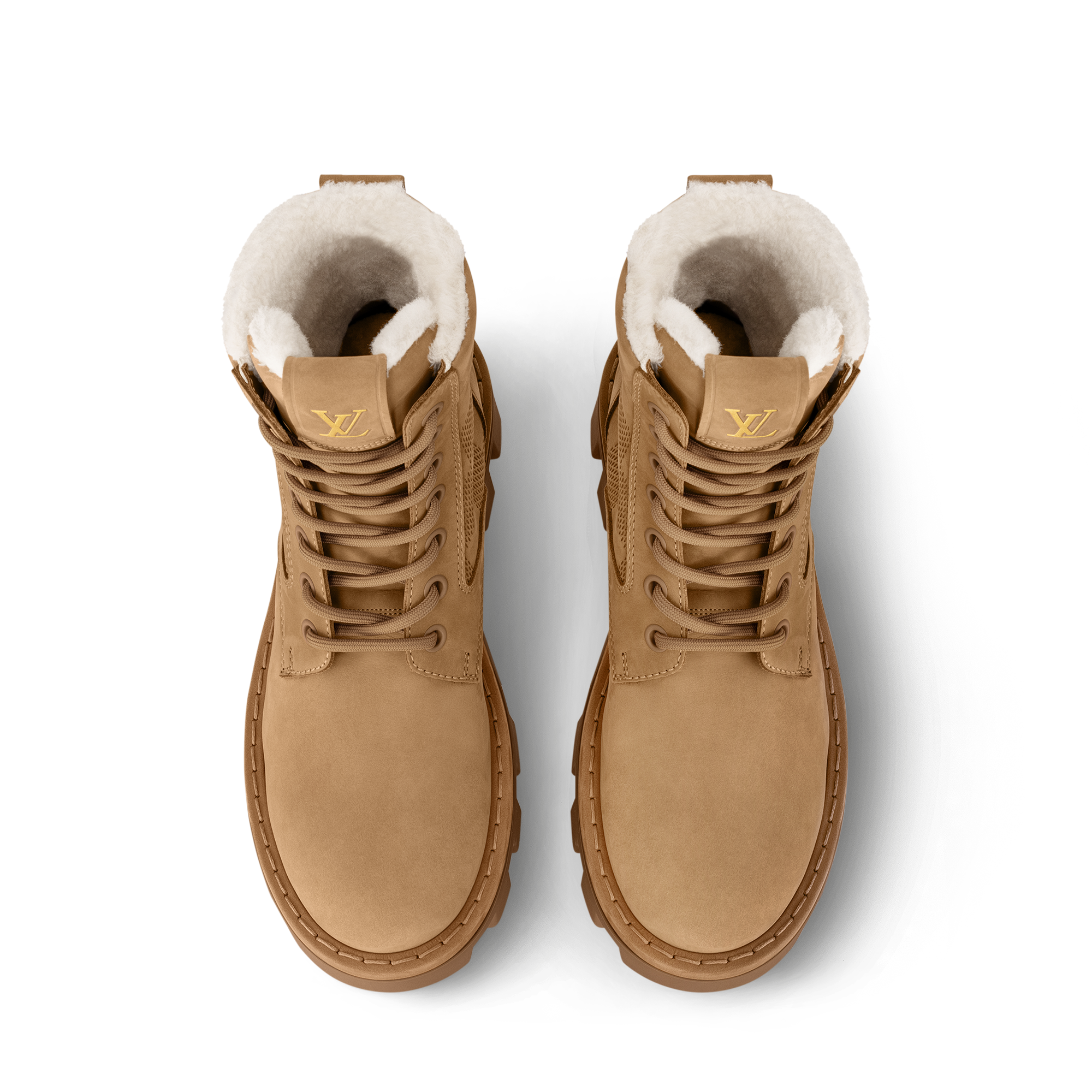  Sapatos Botas Coturno LV Checker | Louis Vuitton ® (Zoom no Produto)