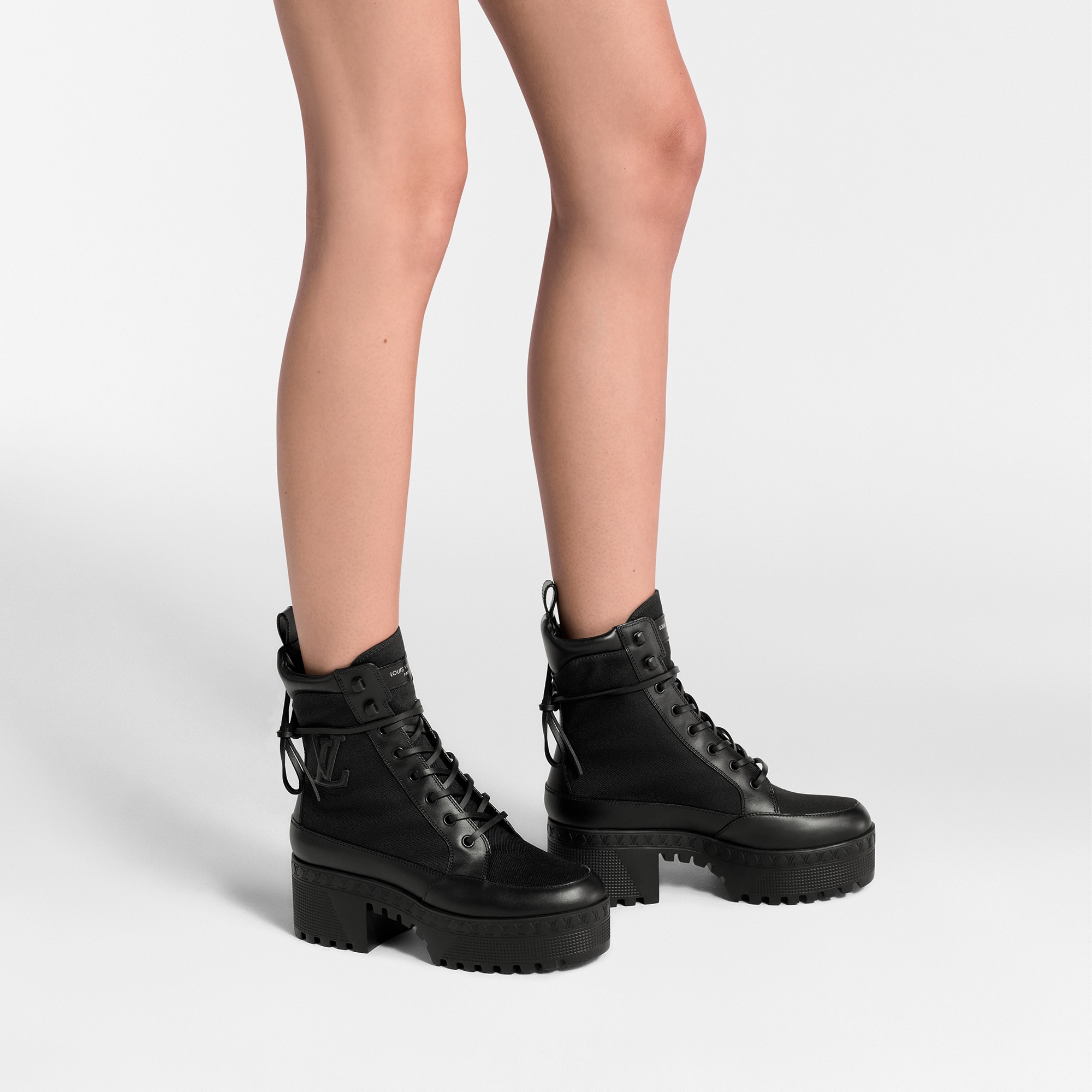  Sapatos Botas Coturno Plataforma Laureate | Louis Vuitton ® (Zoom no Produto)