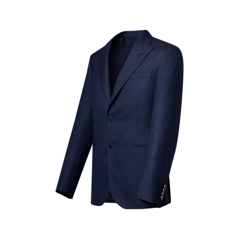 Ready-to-Wear Blazers e Jaquetas Damier Single-Breasted Pont Neuf Jacket | Louis Vuitton ® (Zoom no Produto)
