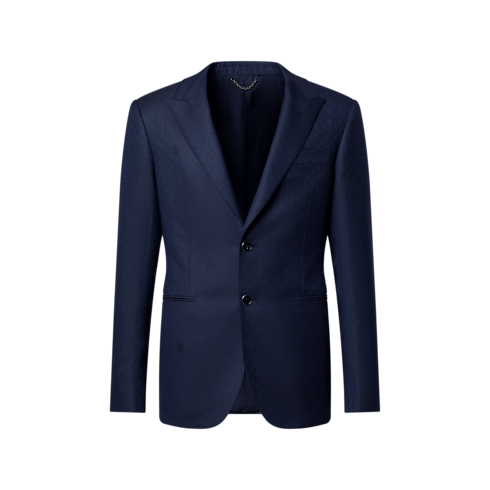 Ready-to-Wear Blazers e Jaquetas Damier Single-Breasted Pont Neuf Jacket | Louis Vuitton ® (Zoom no Produto)