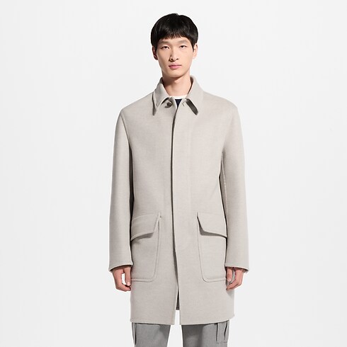 Ready-to-Wear Casacos e Agasalhos Double Face Cashmere Car Coat | Louis Vuitton ® (Zoom no Produto)