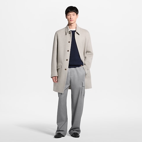 Ready-to-Wear Casacos e Agasalhos Double Face Cashmere Car Coat | Louis Vuitton ® (Zoom no Produto)
