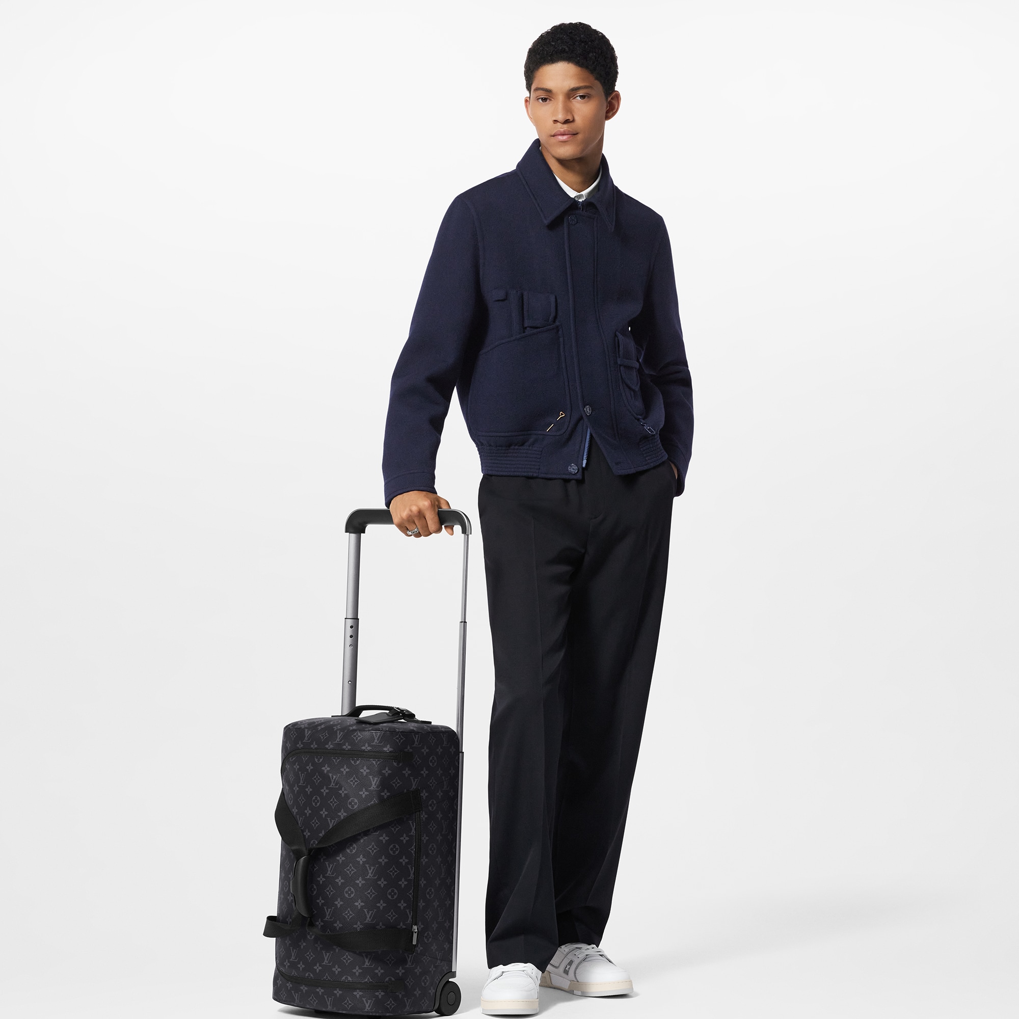 Monogram Eclipse Viagem Malas com Rodas Duffle Horizon Soft 55 | Louis Vuitton ® (Zoom no Produto)