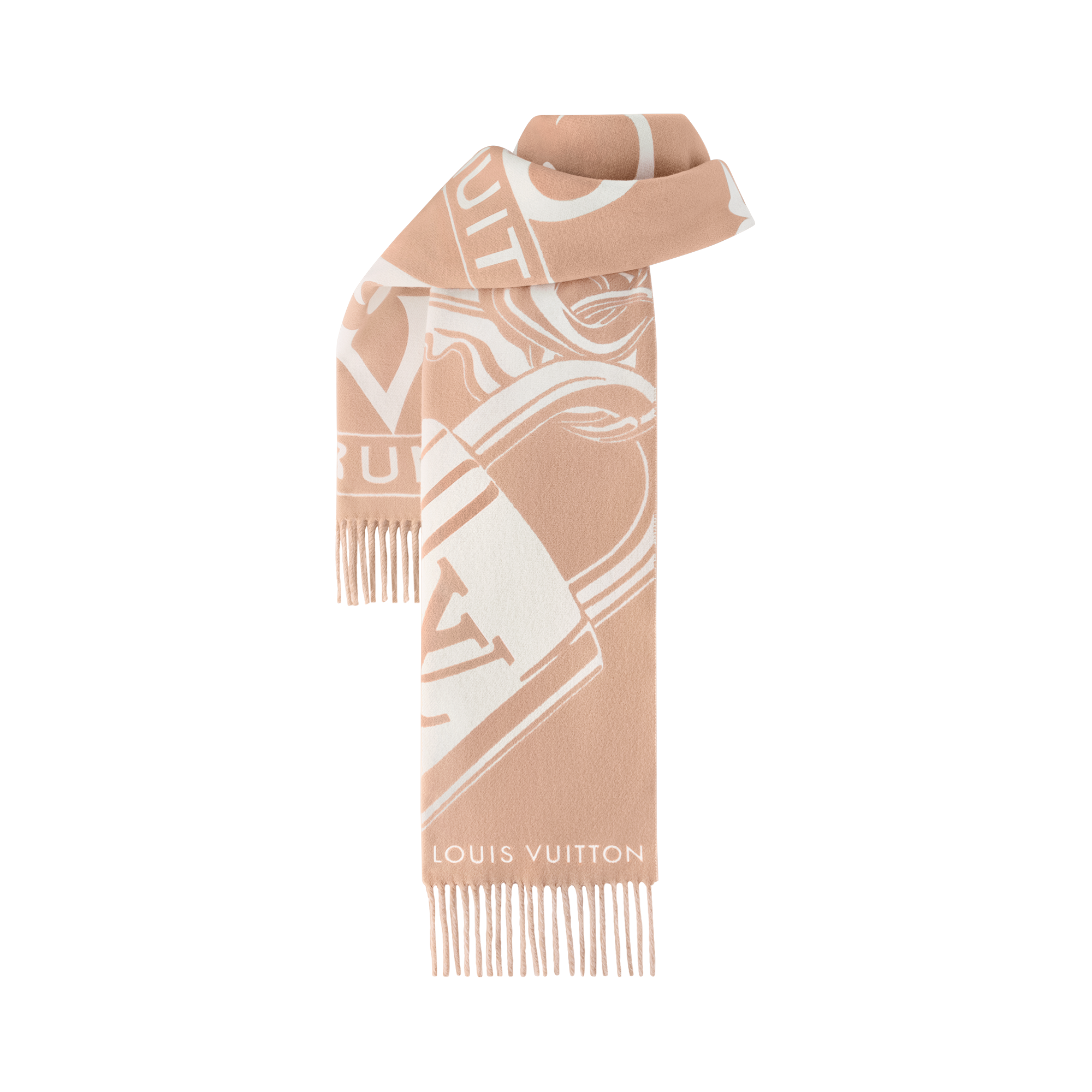 S00 Acessórios Cachecóis Echarpe Lock And Keys | Louis Vuitton ® (Zoom no Produto)