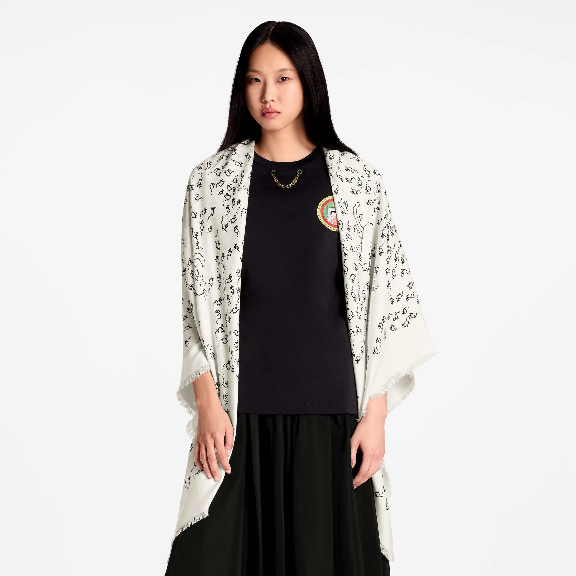 S00 Acessórios Xales e Echarpes Echarpe LV Mice Monogram Classique | Louis Vuitton ® (Zoom no Produto)