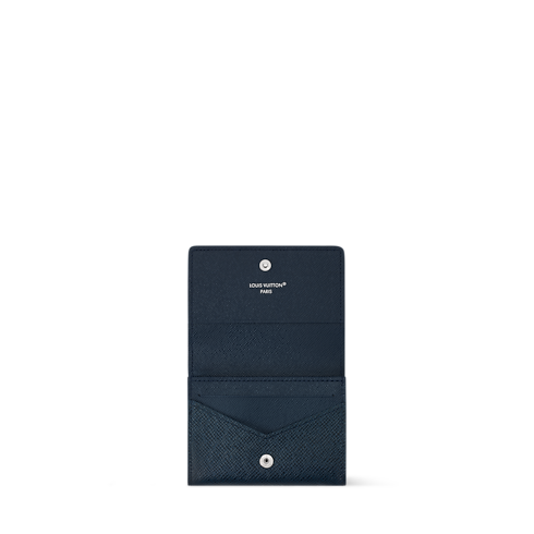 Couro Taiga Carteiras Masculinas Porta-Cartões Envelope Business Card Holder | Louis Vuitton ® (Zoom no Produto)