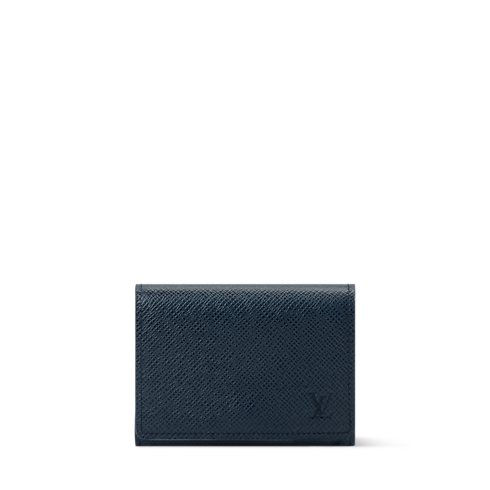 Couro Taiga Carteiras Masculinas Porta-Cartões Envelope Business Card Holder | Louis Vuitton ® (Zoom no Produto)
