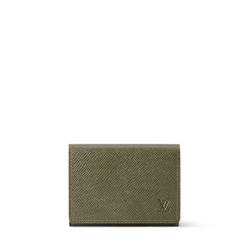 Couro Taiga Carteiras Masculinas Porta-Cartões Envelope Business Card Holder | Louis Vuitton ® (Zoom no Produto)