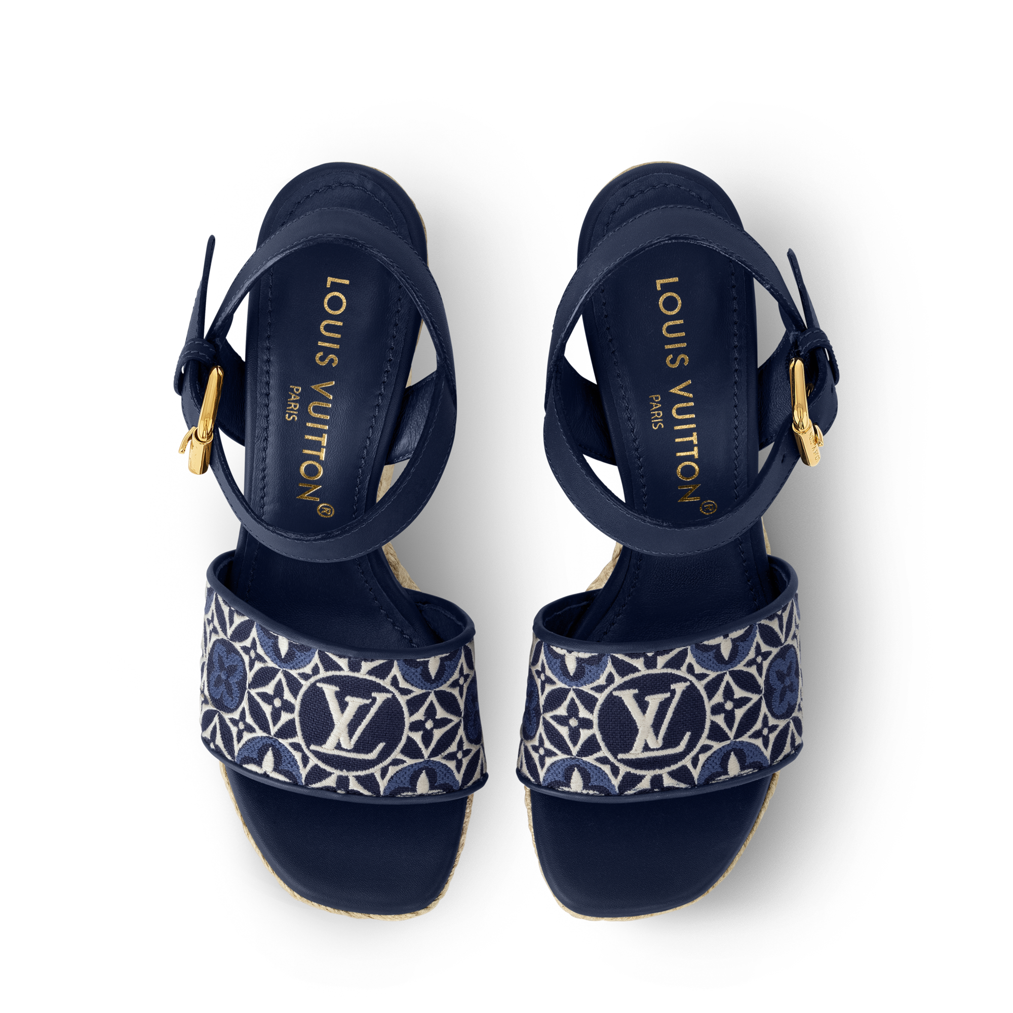  Sapatos Sandálias e Espadrilles Espadrille Anabela Helios | Louis Vuitton ® (Zoom no Produto)