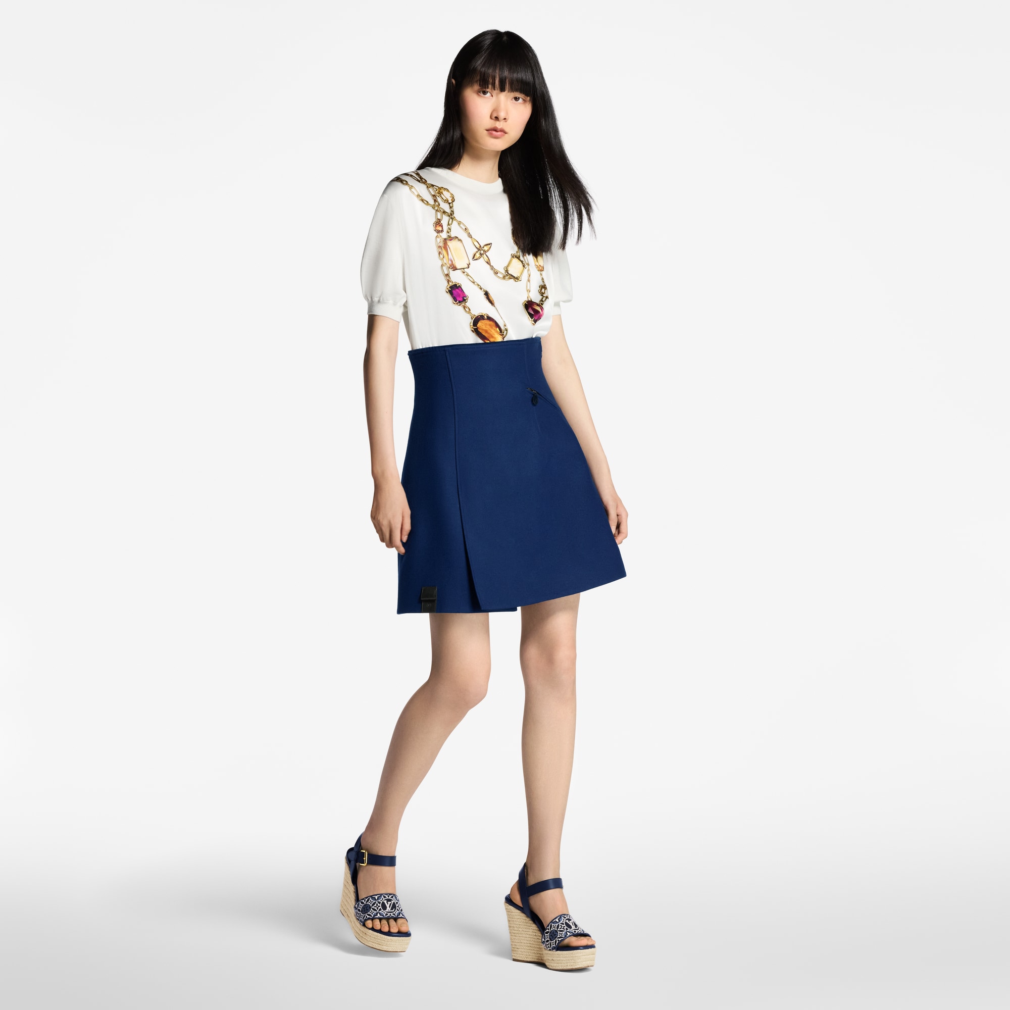  Sapatos Sandálias e Espadrilles Espadrille Anabela Helios | Louis Vuitton ® (Zoom no Produto)