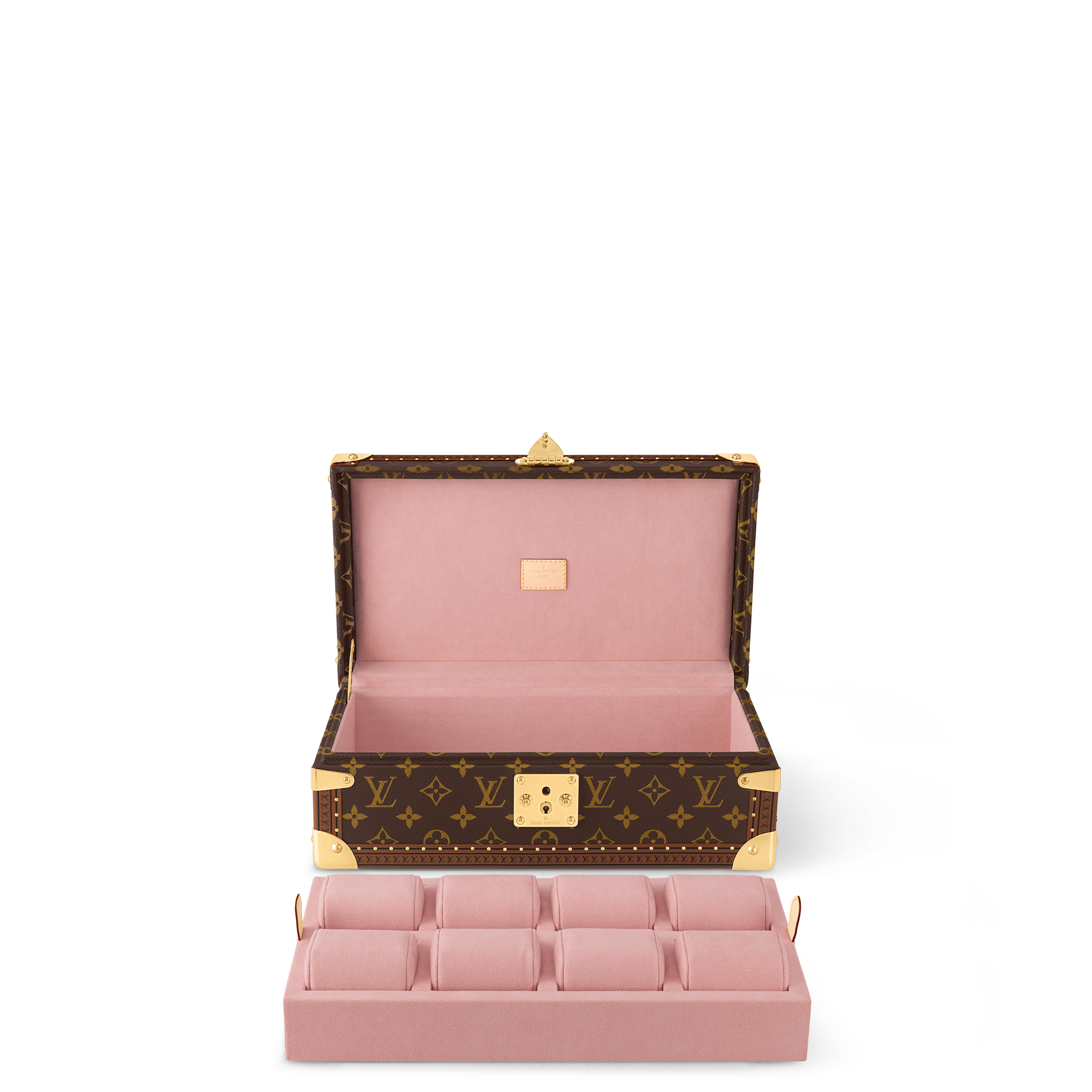 Monogram Baús e Caixas Caixas Rígidas Estojo para Relógios Coffret 8 Montres | Louis Vuitton ® (Zoom no Produto)