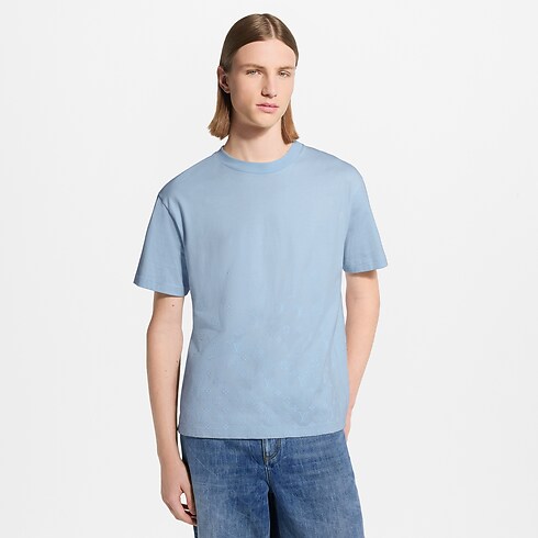 Ready-to-Wear Camisetas e Polos Flock Print Gradient Signature T-Shirt | Louis Vuitton ® (Zoom no Produto)