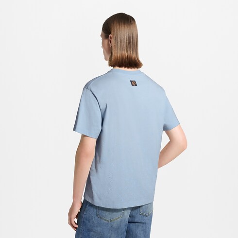 Ready-to-Wear Camisetas e Polos Flock Print Gradient Signature T-Shirt | Louis Vuitton ® (Zoom no Produto)