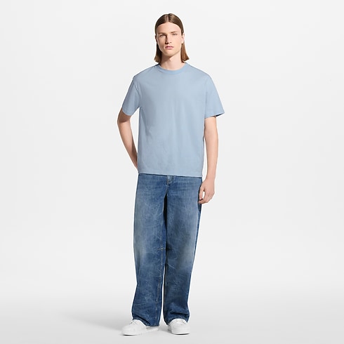 Ready-to-Wear Camisetas e Polos Flock Print Gradient Signature T-Shirt | Louis Vuitton ® (Zoom no Produto)