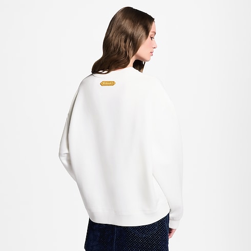 Ready-to-Wear Camisetas e Moletons Flocked Signature Sweater | Louis Vuitton ® (Zoom no Produto)
