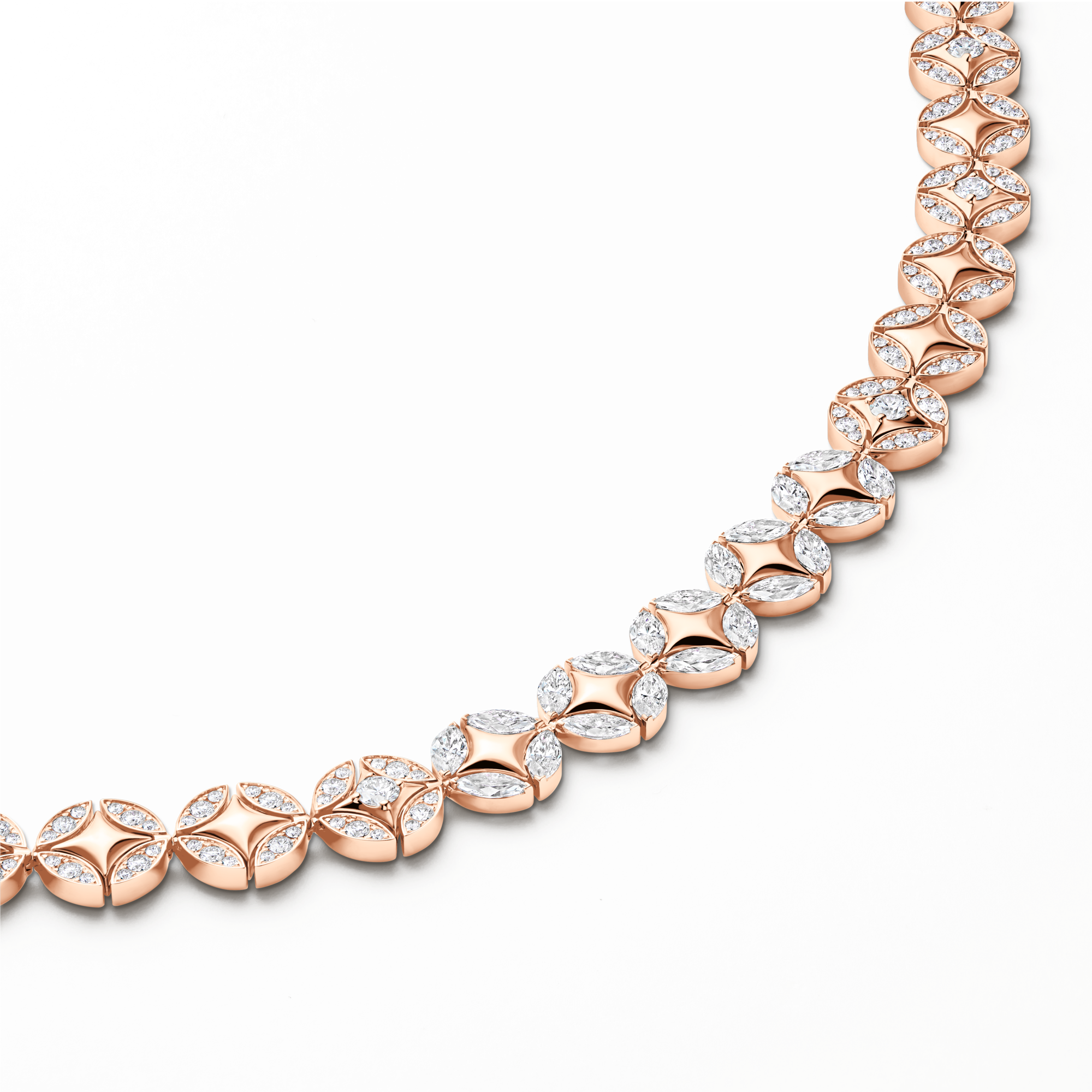  Joalheira Colares e Pingentes Galaxie Necklace, Rose Gold and Diamonds | Louis Vuitton ® (Zoom no Produto)