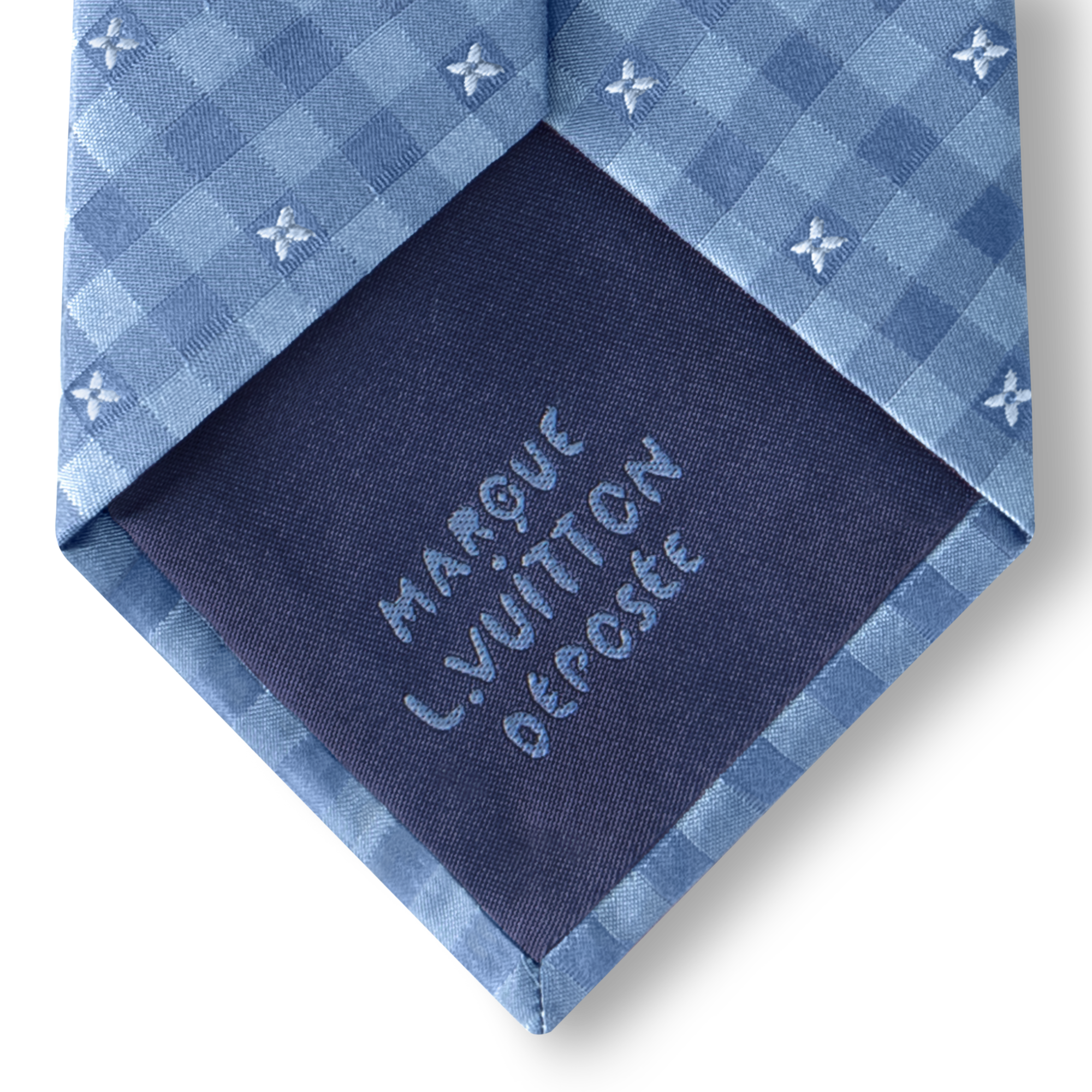 S00 Acessórios Gravatas e Lenços de Bolso Gravata Flowers Check | Louis Vuitton ® (Zoom no Produto)