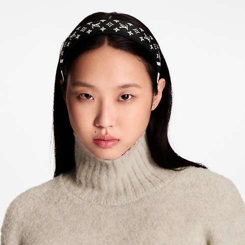 S00 Acessórios Acessórios para Cabelo Headband de Seda LV Outline | Louis Vuitton ® (Zoom no Produto)
