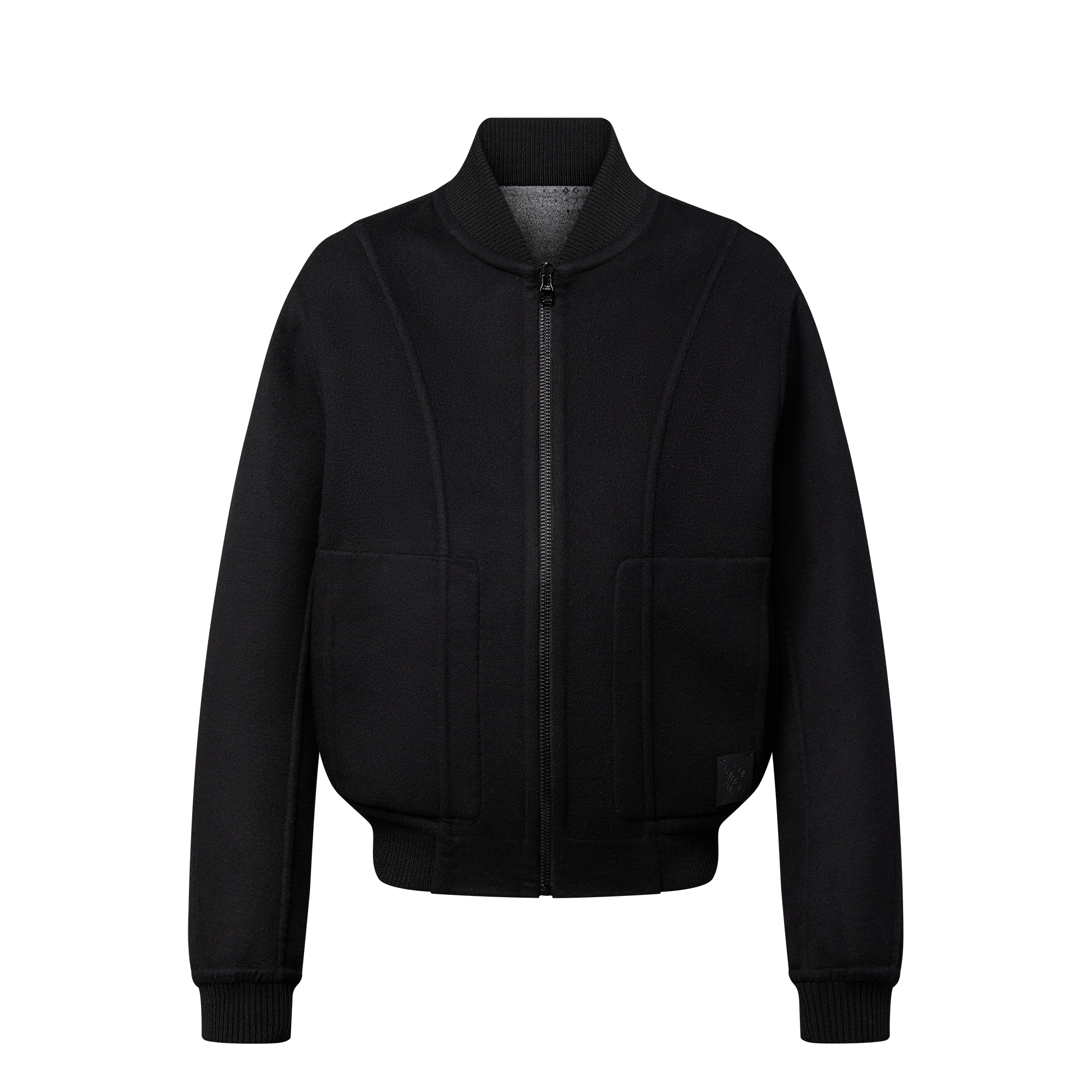  Discontinued Product Obs 12 Jaqueta Bomber em Mescla de Lã e Seda Dupla Face | Louis Vuitton ® (Zoom no Produto)