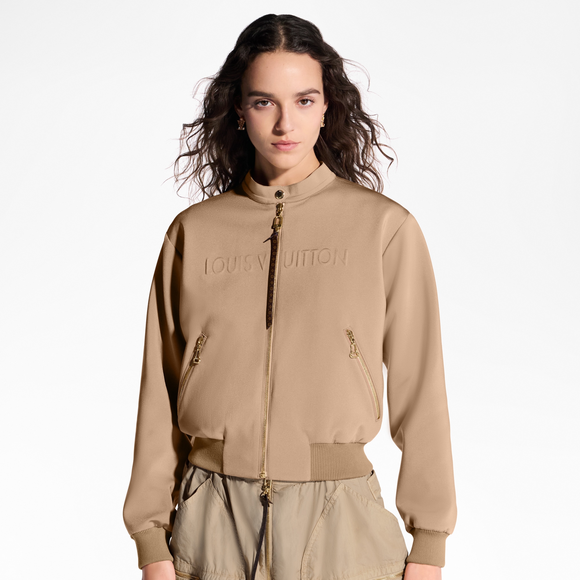 Ready-to-Wear Casacos e Jaquetas Jaqueta Bomber Louis Vuitton 3D | Louis Vuitton ® (Zoom no Produto)