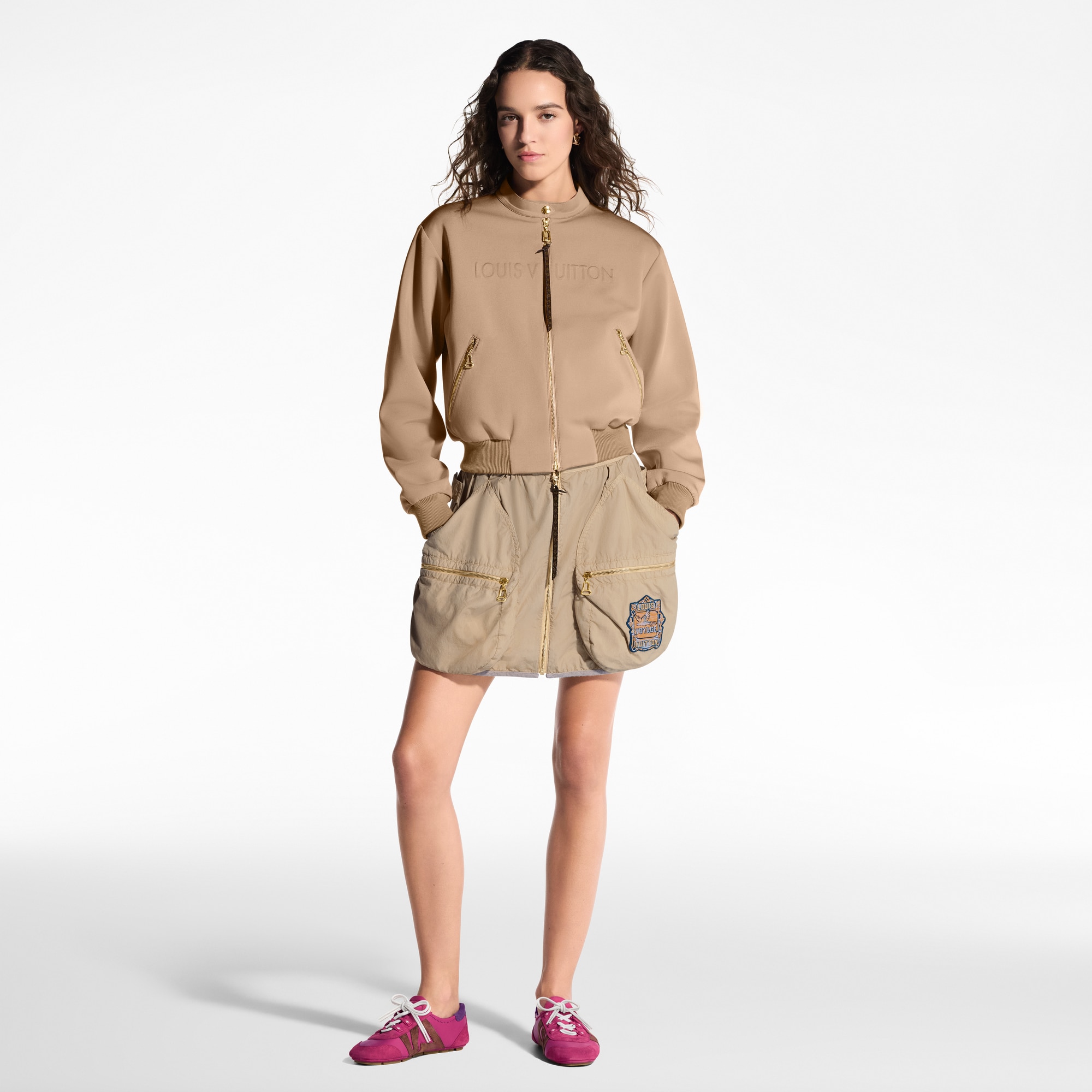  Ready-to-Wear Casacos e Jaquetas Jaqueta Bomber Louis Vuitton 3D | Louis Vuitton ® (Zoom no Produto)