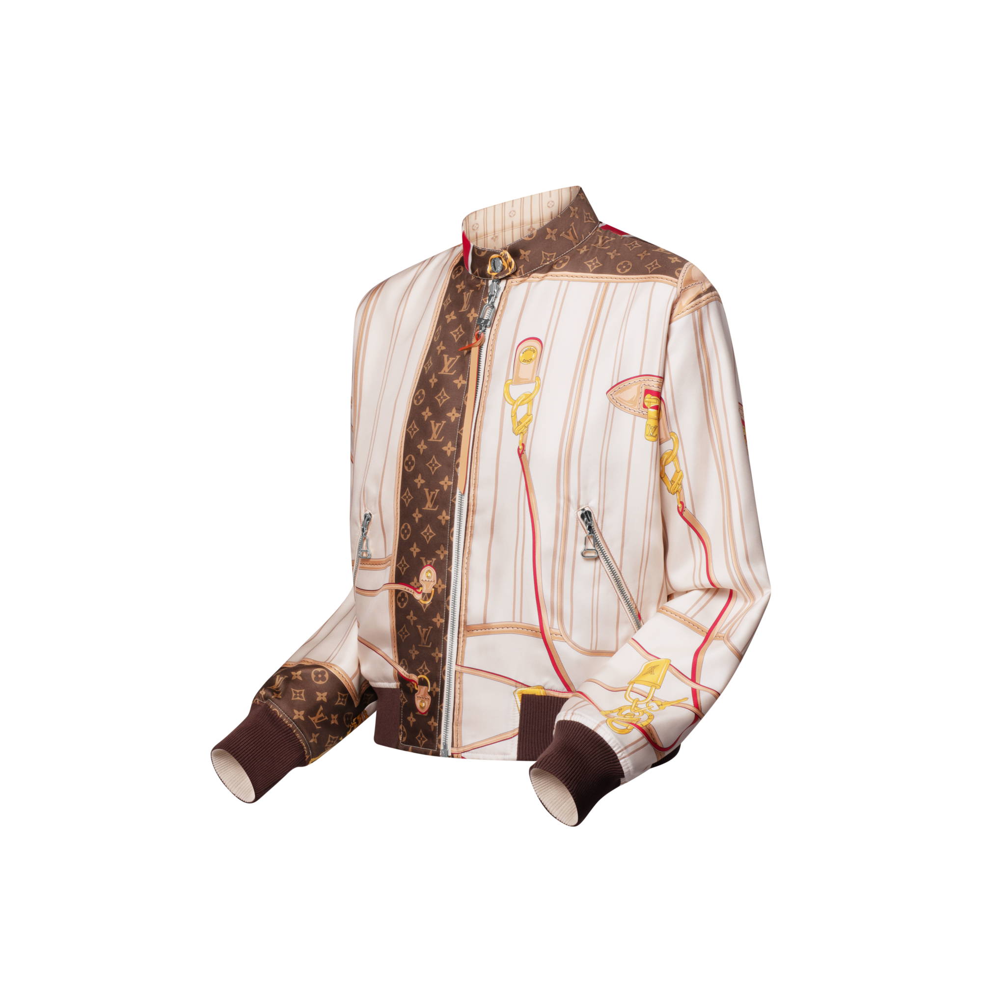  Ready-to-Wear Casacos e Jaquetas Jaqueta Bomber Reversível Neverfull | Louis Vuitton ® (Zoom no Produto)