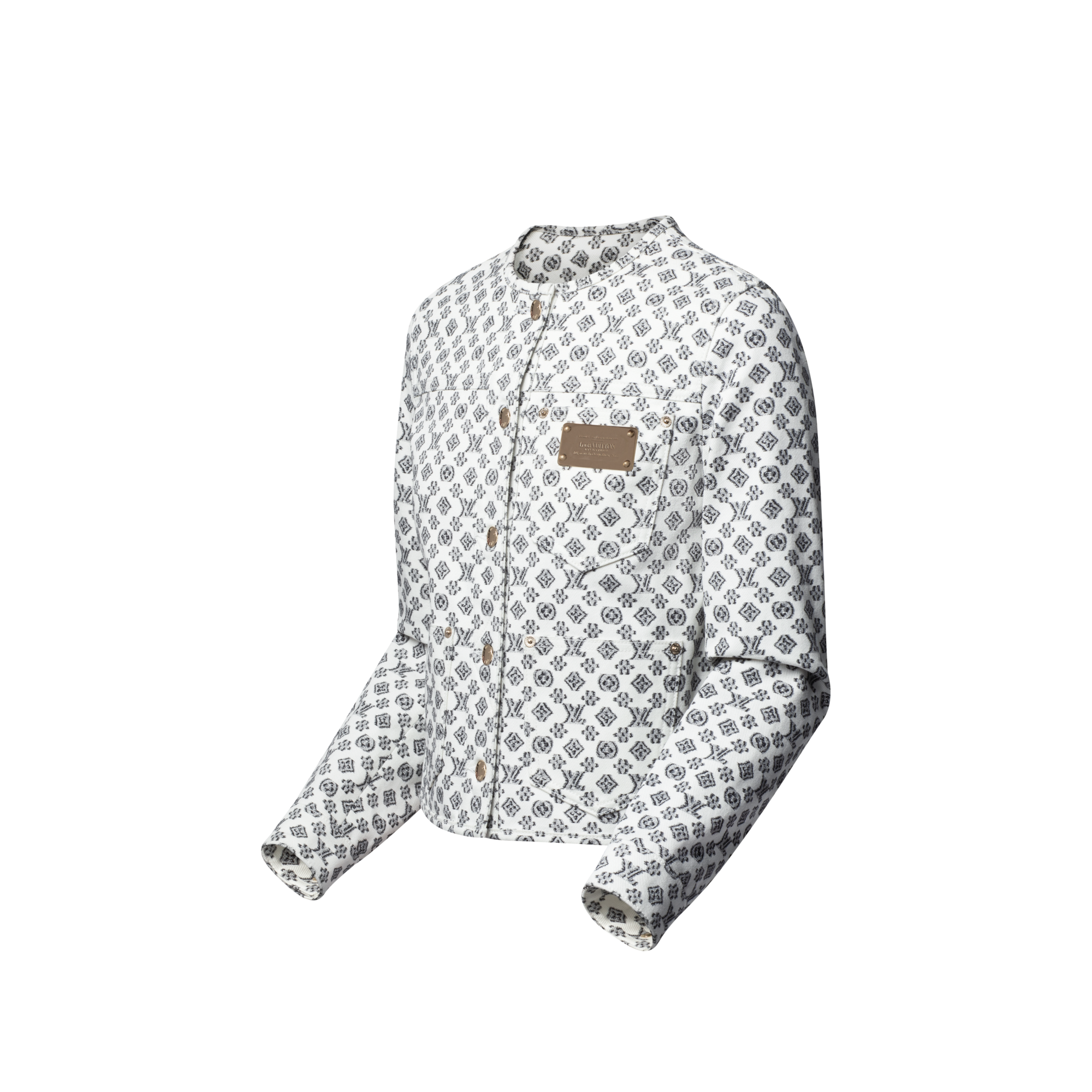  Ready-to-Wear Casacos e Jaquetas Jaqueta com Monogram Desfocado | Louis Vuitton ® (Zoom no Produto)