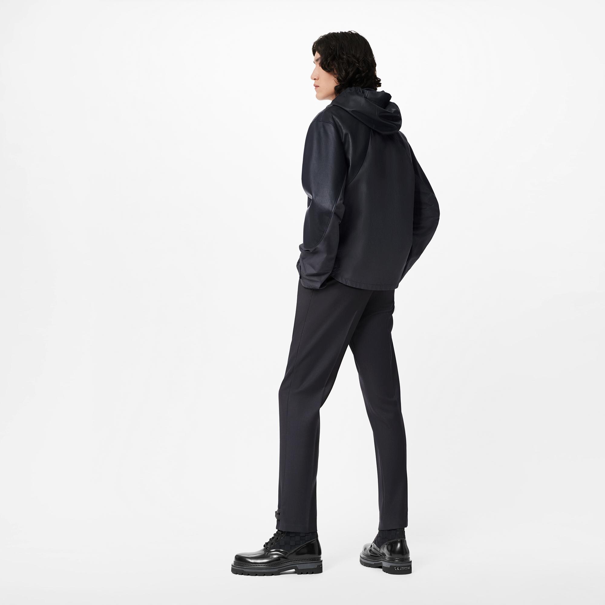  Discontinued Product Obs 13 Jaqueta de Couro com Mix de Materiais | Louis Vuitton ® (Zoom no Produto)