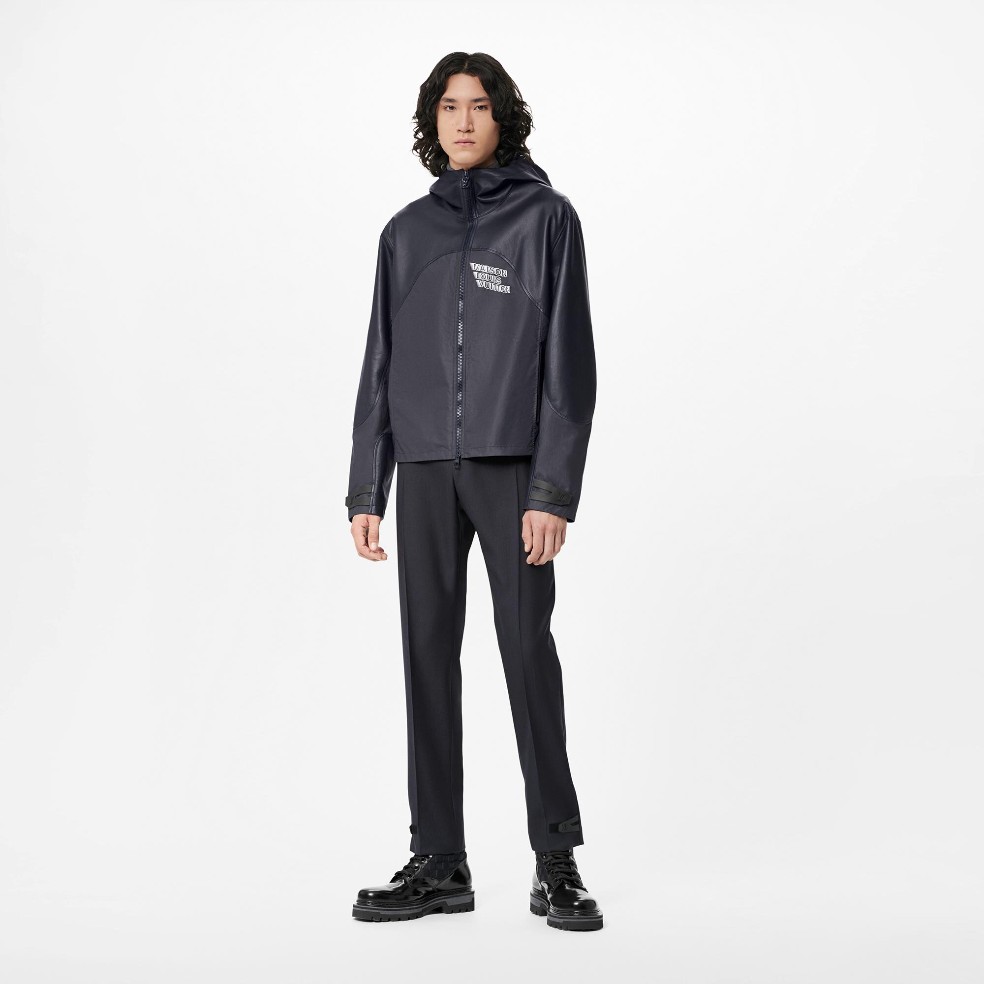  Discontinued Product Obs 13 Jaqueta de Couro com Mix de Materiais | Louis Vuitton ® (Zoom no Produto)