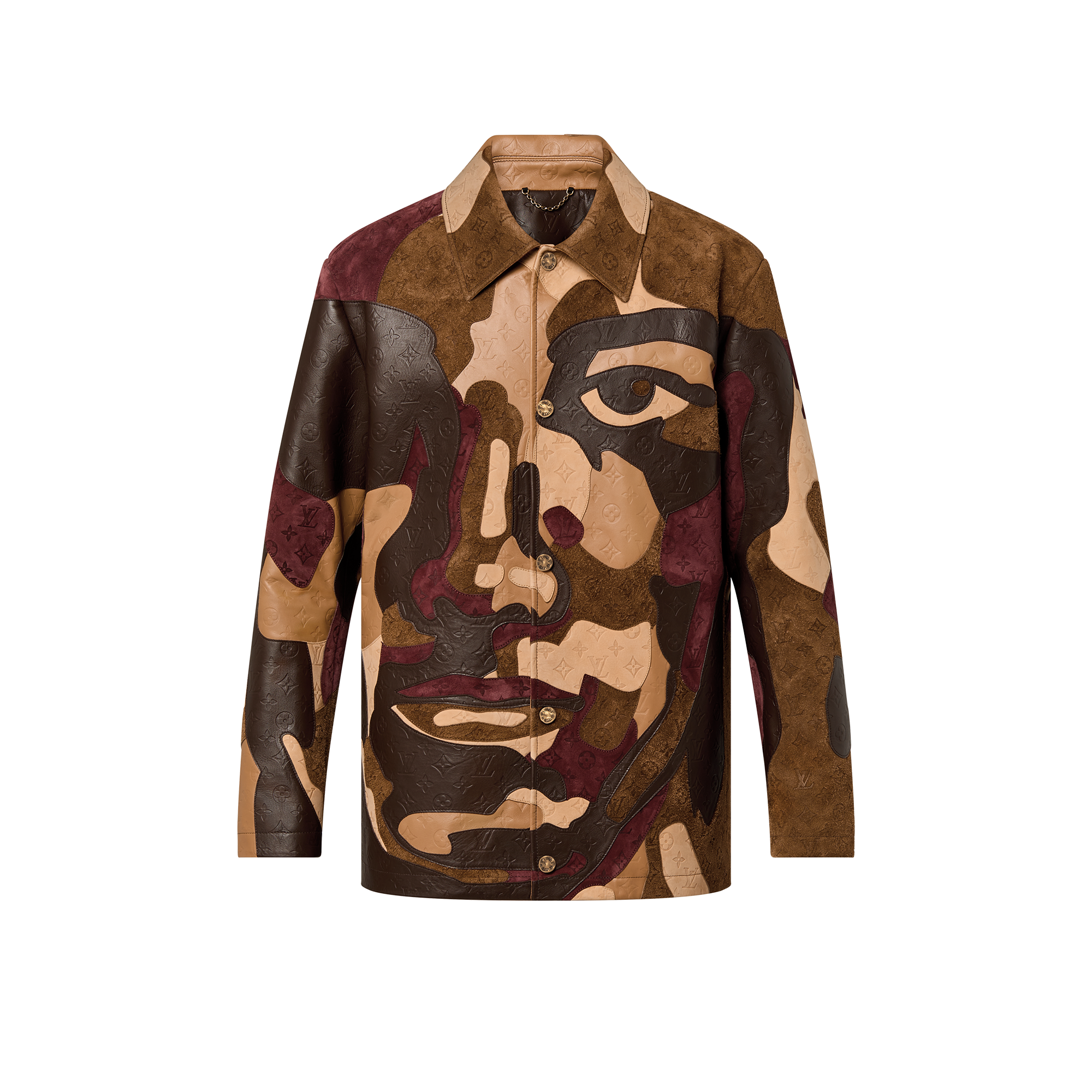  Ready-to-Wear Casacos e Agasalhos Jaqueta de Couro com Patchwork de Retrato e Monogram Feita Sob Encomenda  | Louis Vuitton ® (Zoom no Produto)