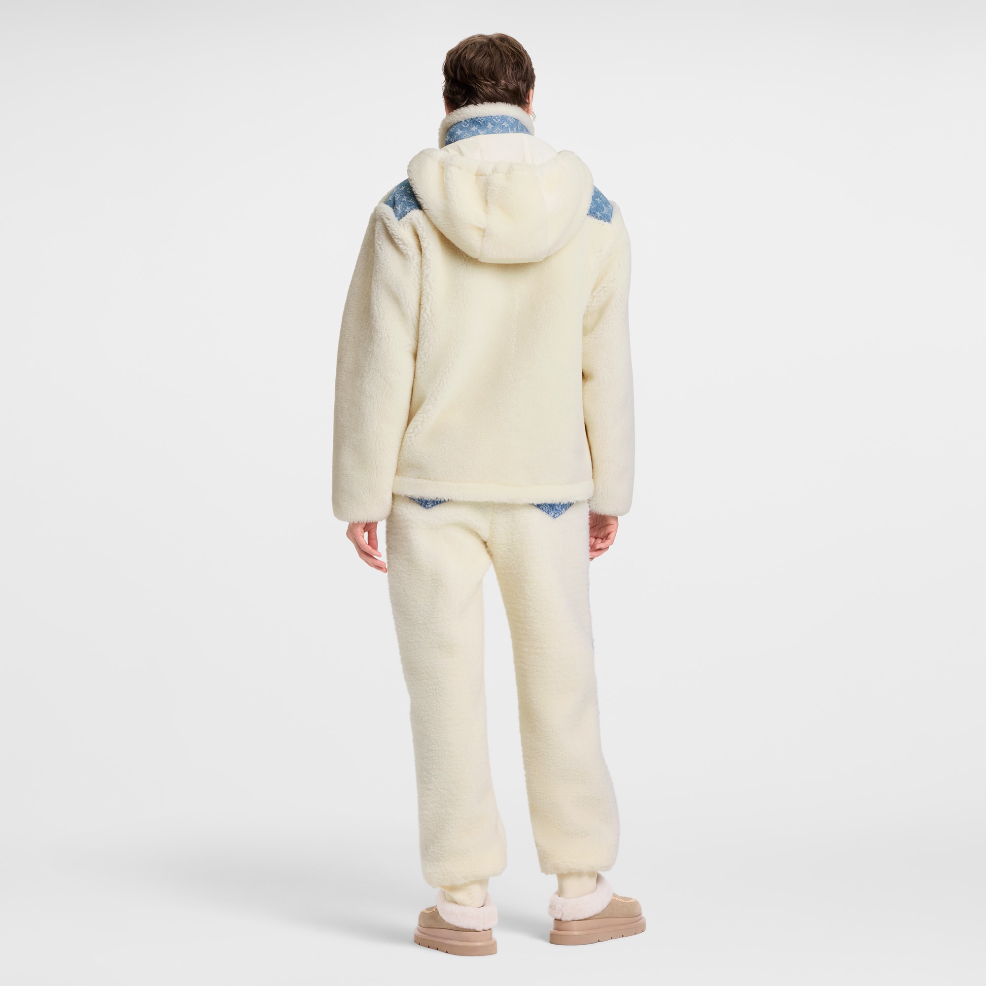  Ready-to-Wear Casacos e Jaquetas Jaqueta de Fleece com Detalhe Monogram | Louis Vuitton ® (Zoom no Produto)