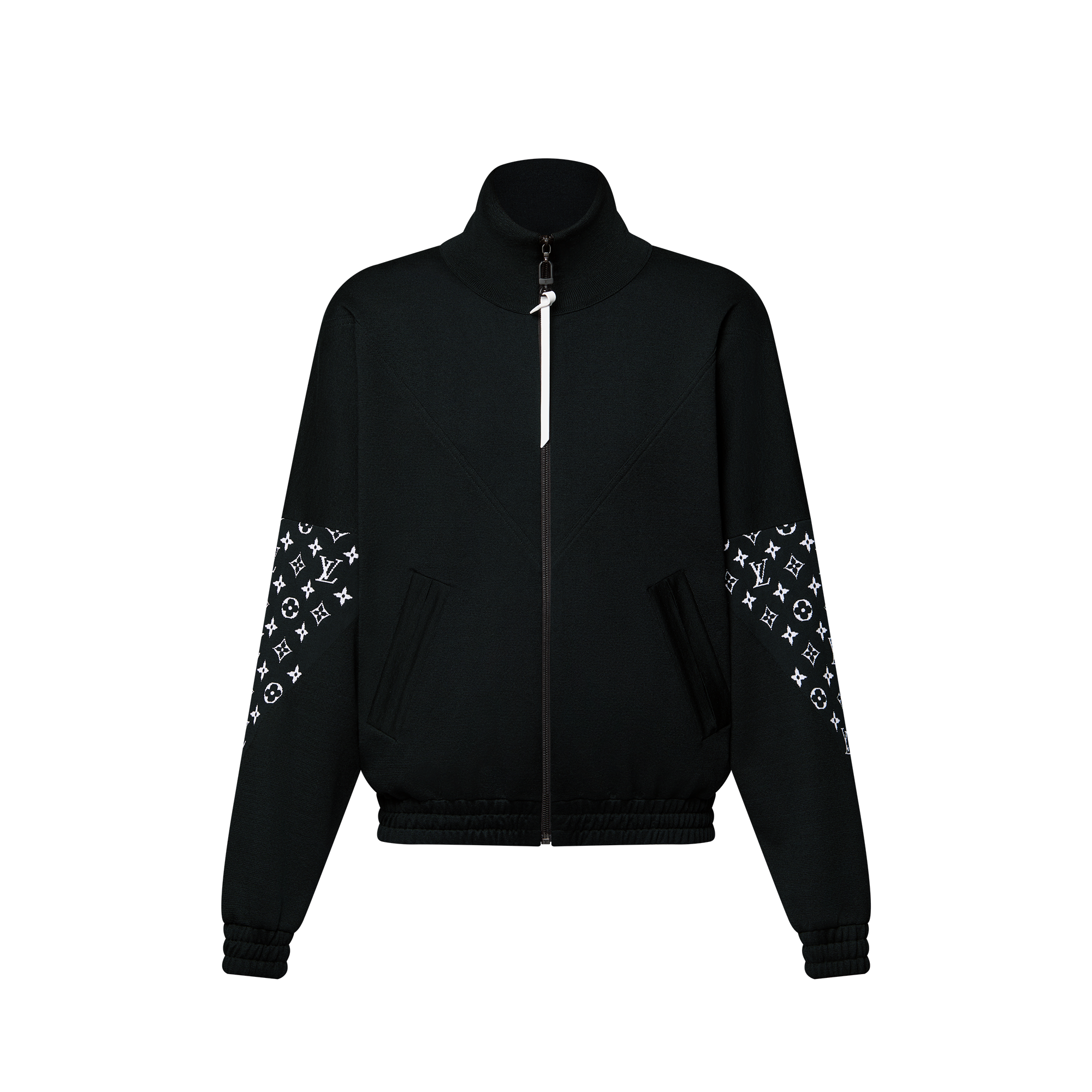  Ready-to-Wear Casacos e Jaquetas Jaqueta de Malha com Detalhe de Monogram | Louis Vuitton ® (Zoom no Produto)