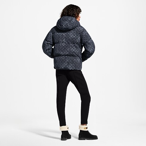 Jaqueta de Plumas com Monogram e Efeito Jeans – Vista de Ambiente