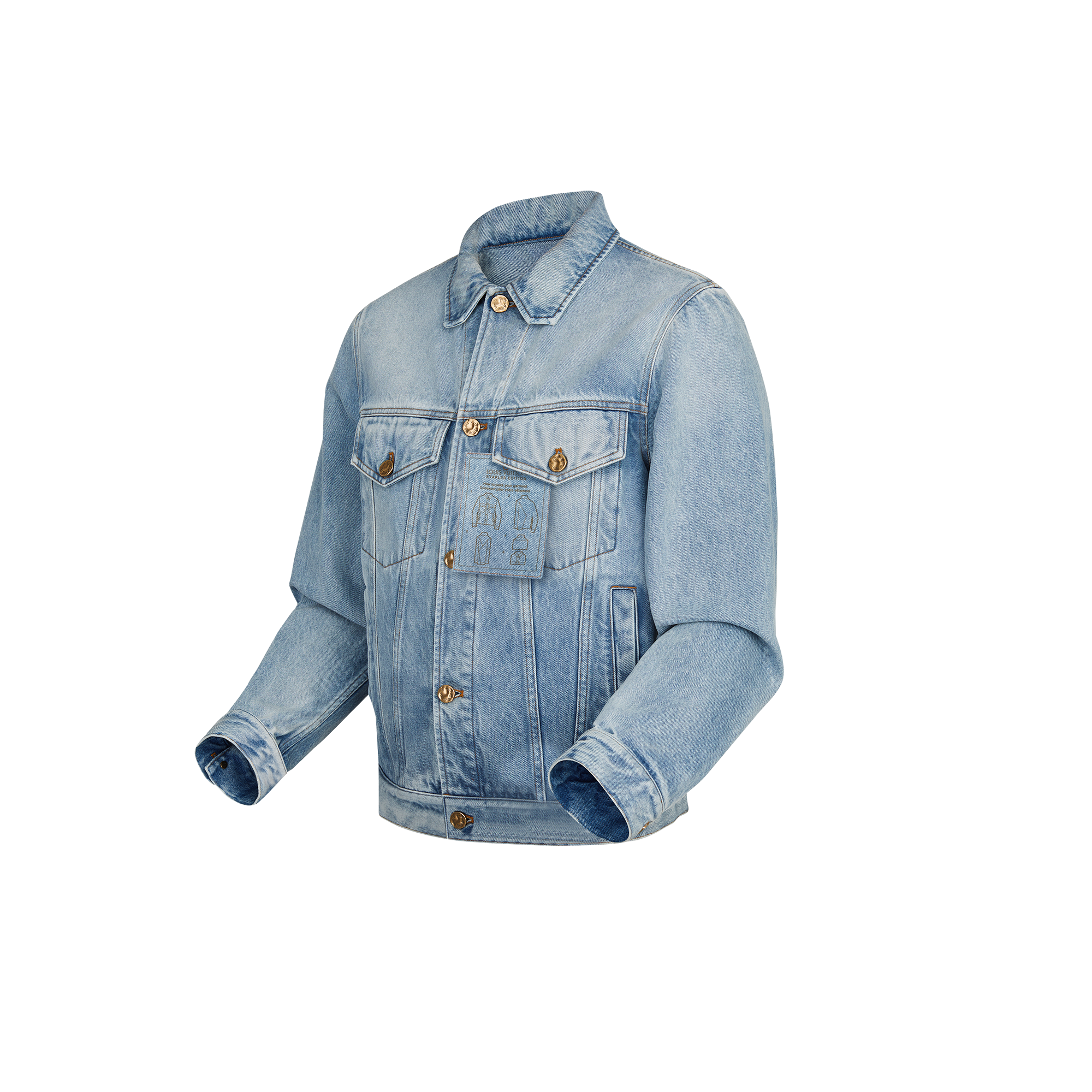  Ready-to-Wear Todas as Roupas JAQUETA DENIM DNA | Louis Vuitton ® (Zoom no Produto)