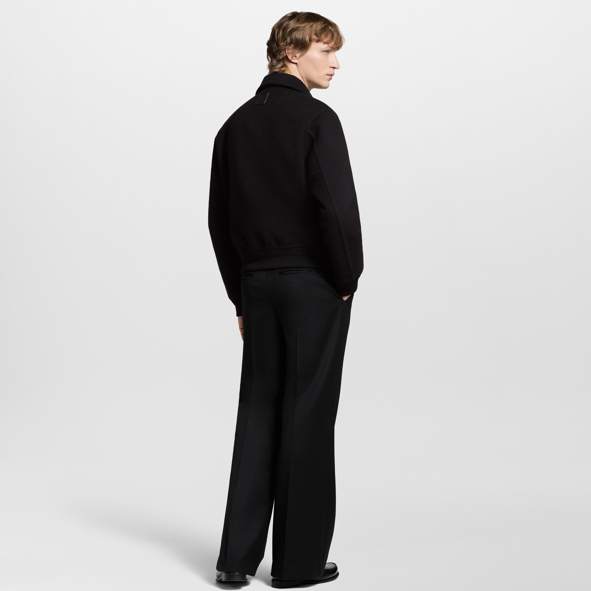  Ready-to-Wear Casacos e Agasalhos Jaqueta Dupla Face em Mescla de Lã e Seda | Louis Vuitton ® (Zoom no Produto)