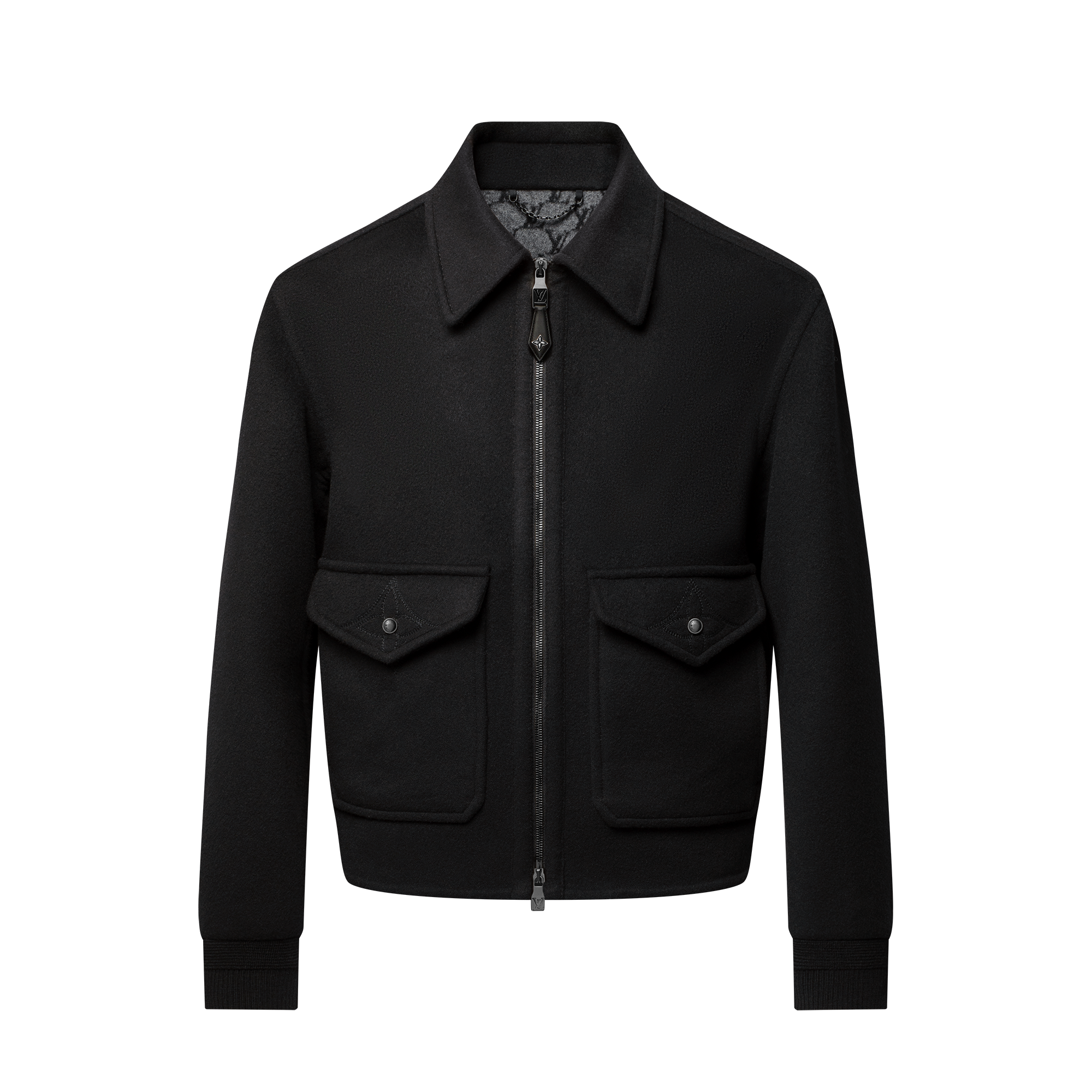  Ready-to-Wear Casacos e Agasalhos Jaqueta Dupla Face em Mescla de Lã e Seda | Louis Vuitton ® (Zoom no Produto)