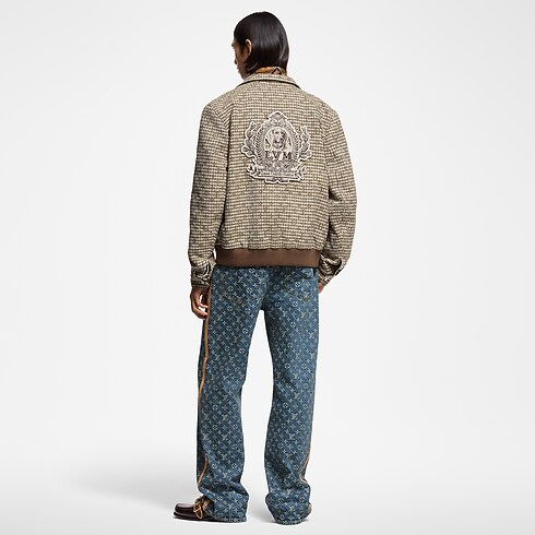 Ready-to-Wear Casacos e Agasalhos Jaqueta Harrington de Lã com Monogram | Louis Vuitton ® (Zoom no Produto)