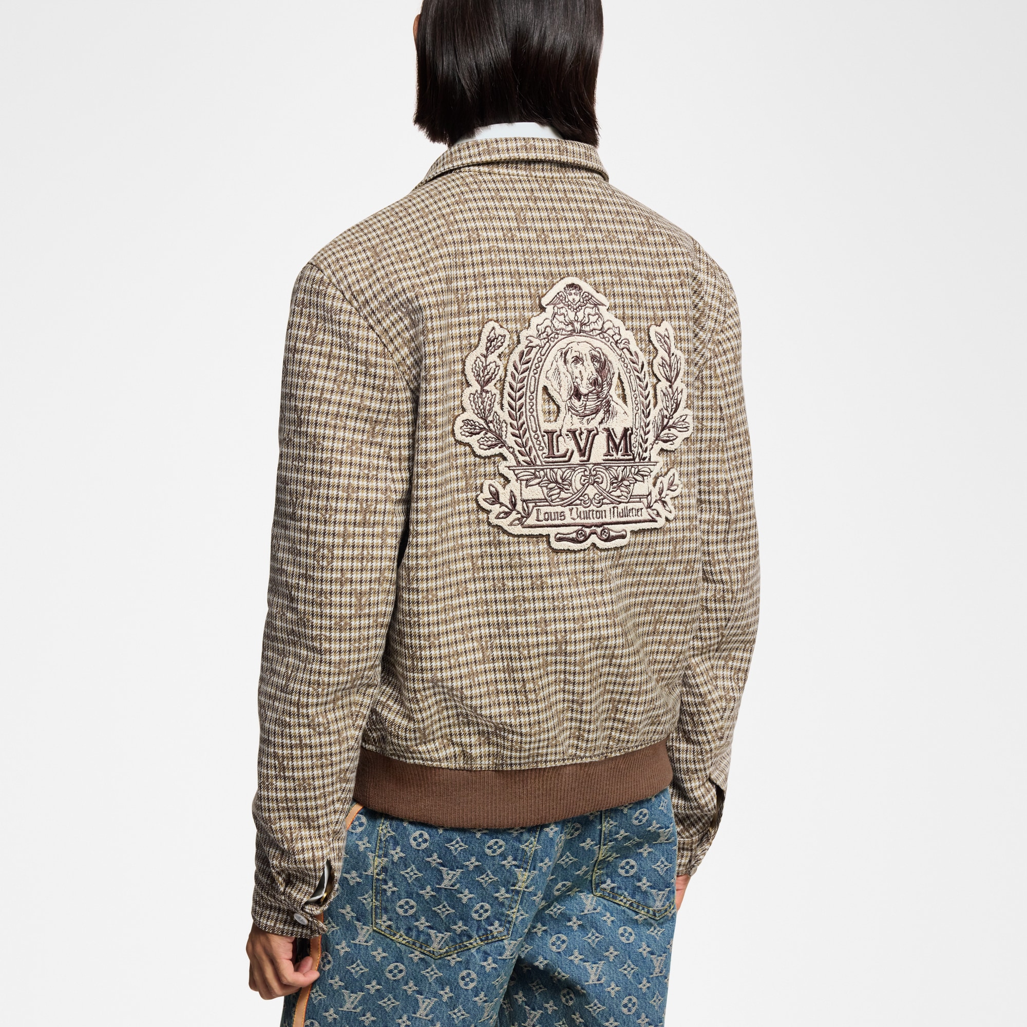  Ready-to-Wear Casacos e Agasalhos Jaqueta Harrington de Lã com Monogram | Louis Vuitton ® (Zoom no Produto)