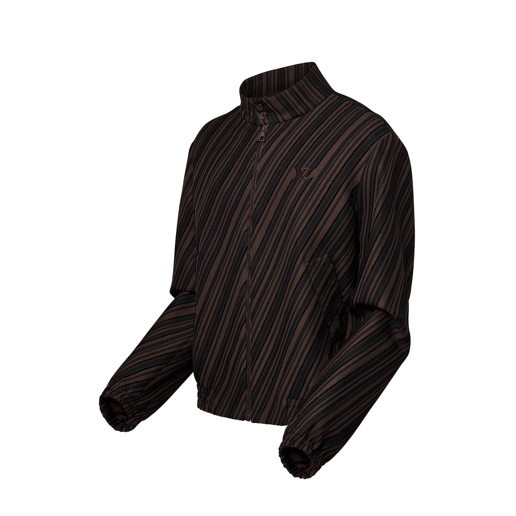  Discontinued Product Obs 12 Jaqueta Harrington em Jacquard de Algodão | Louis Vuitton ® (Zoom no Produto)