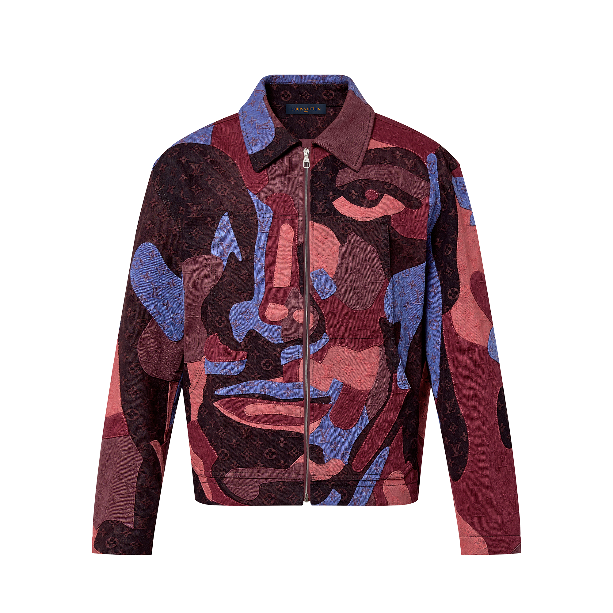  Ready-to-Wear Casacos e Agasalhos Jaqueta Jeans com Patchwork de Retrato e Monogram Feita Sob Encomenda  | Louis Vuitton ® (Zoom no Produto)