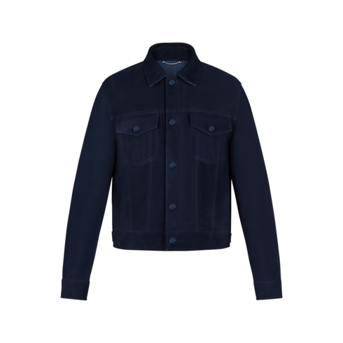 Ready-to-Wear Todas as Roupas Jaqueta Jeans com Suede | Louis Vuitton ® (Zoom no Produto)