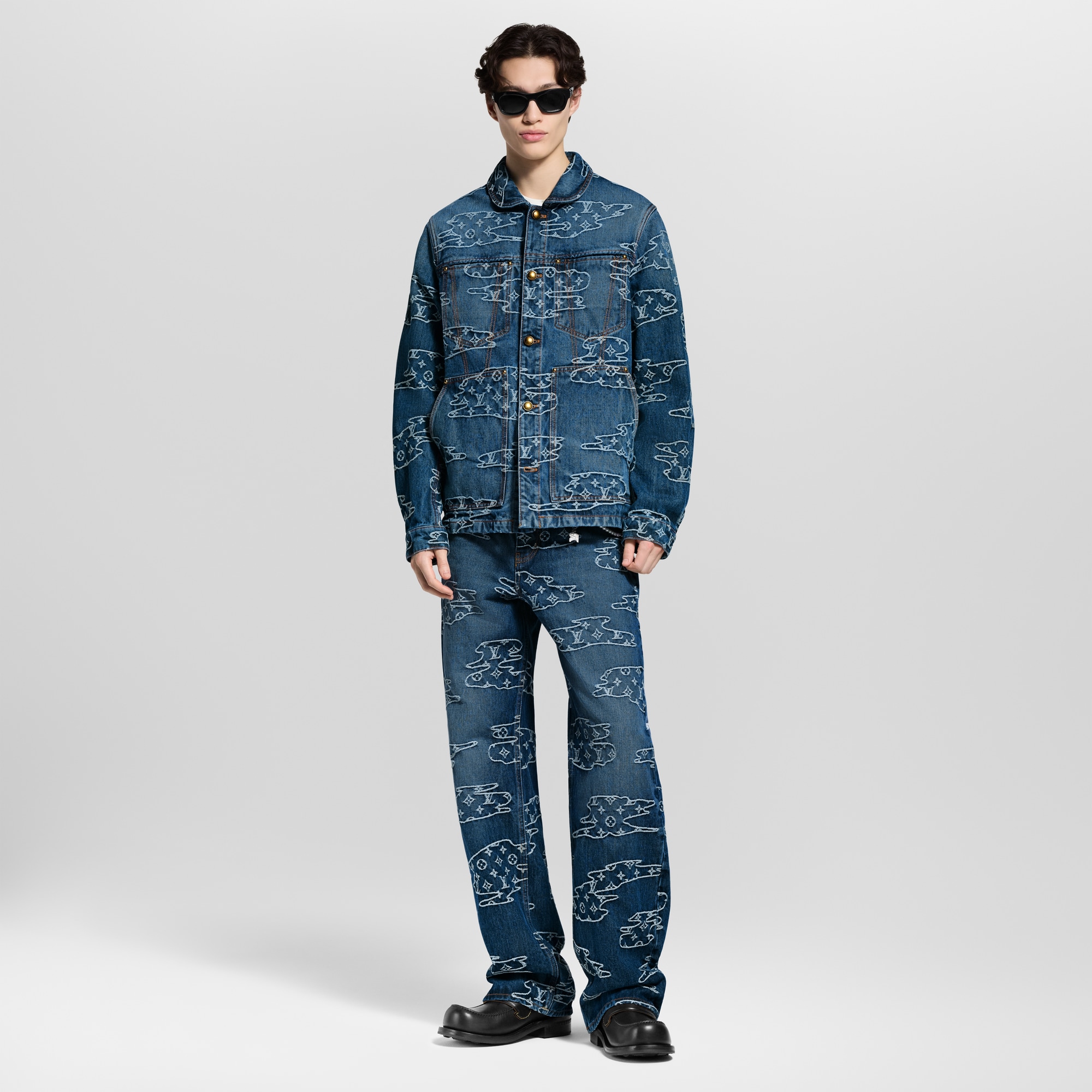  Ready-to-Wear Casacos e Agasalhos Jaqueta Jeans Utilitária com Monogram | Louis Vuitton ® (Zoom no Produto)