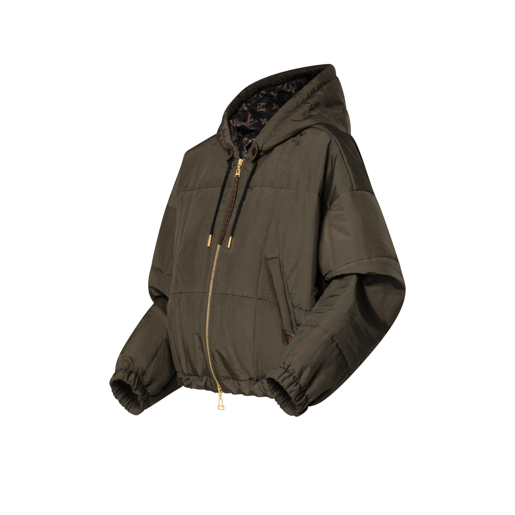  Ready-to-Wear Casacos e Jaquetas Jaqueta Matelassada com Zíper | Louis Vuitton ® (Zoom no Produto)