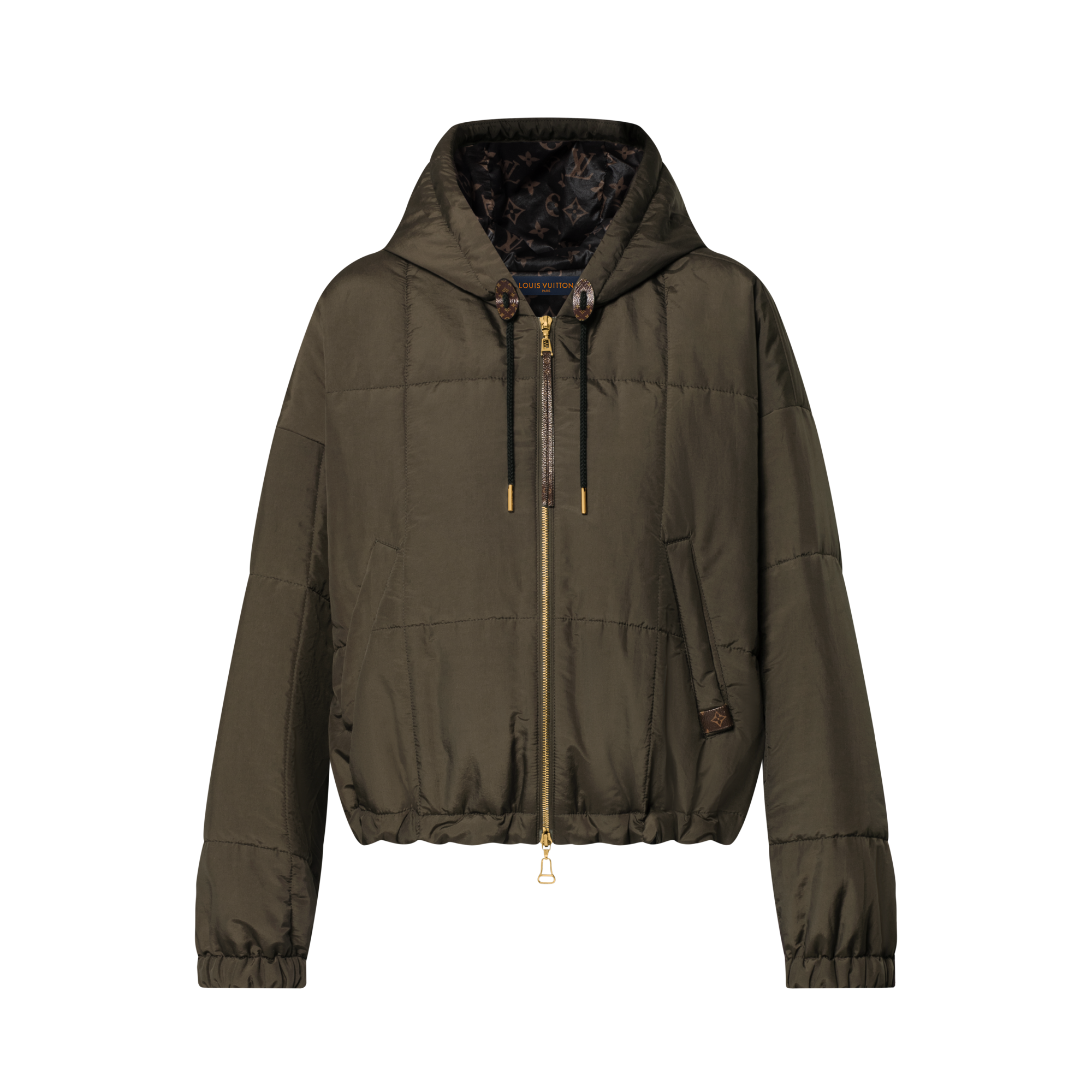  Ready-to-Wear Casacos e Jaquetas Jaqueta Matelassada com Zíper | Louis Vuitton ® (Zoom no Produto)