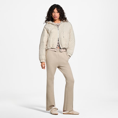 Ready-to-Wear Casacos e Jaquetas Jaqueta Matelassada em Xadrez Damier com Zíper | Louis Vuitton ® (Zoom no Produto)