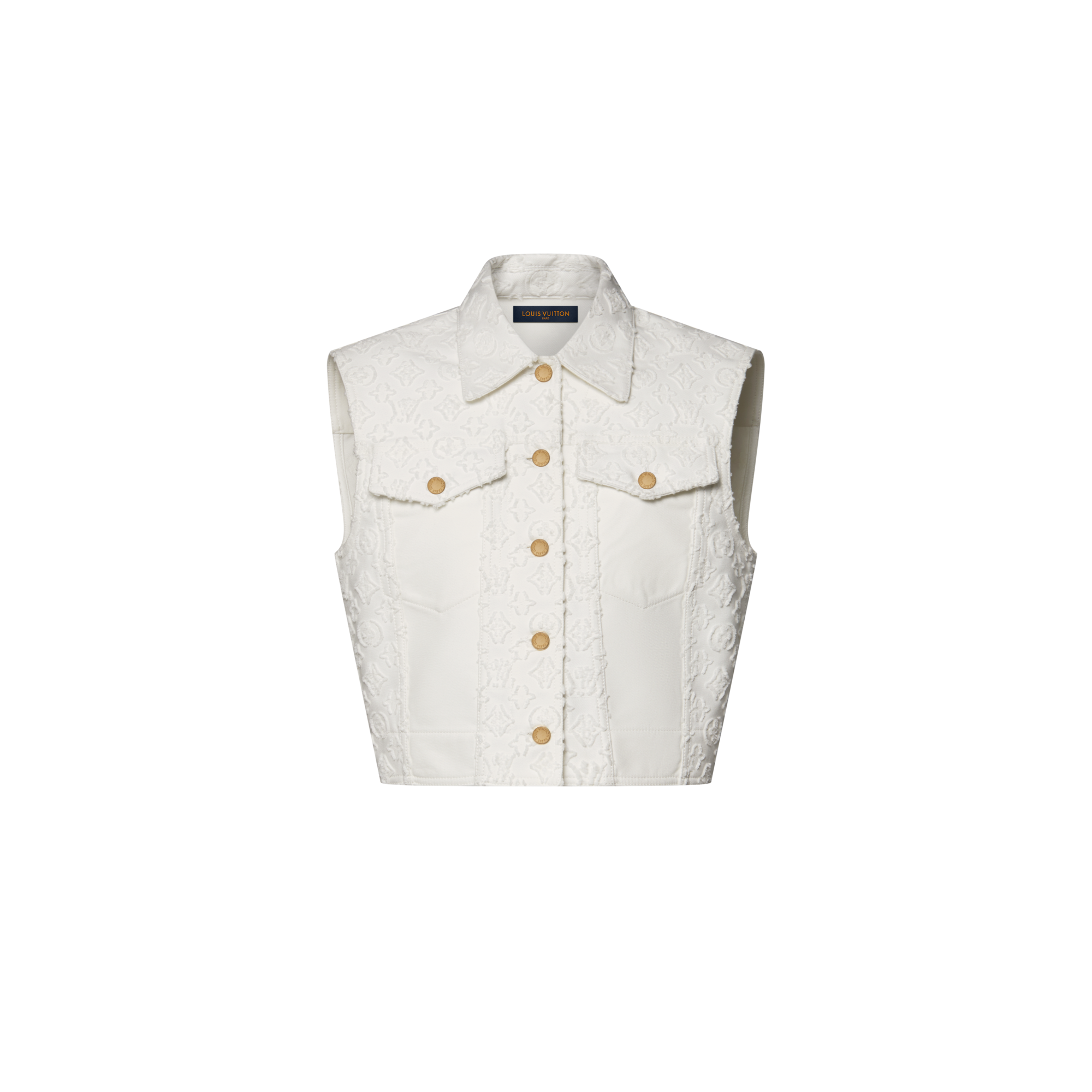 Sem Monogram Jaqueta Monogram Texturizada Sem Manga - Ready-to-Wear | LOUIS VUITTON