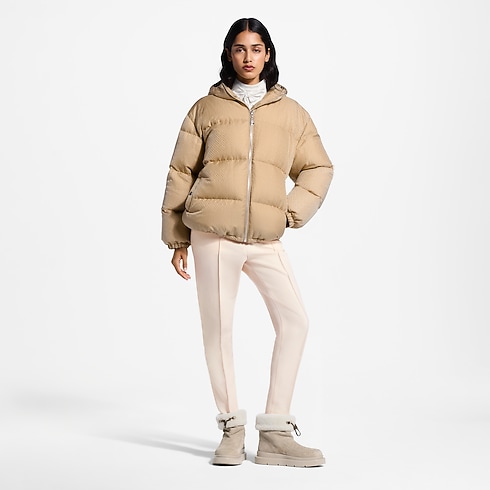 Jaqueta Puffer Nanogram com Detalhe de Cinto – No Corpo