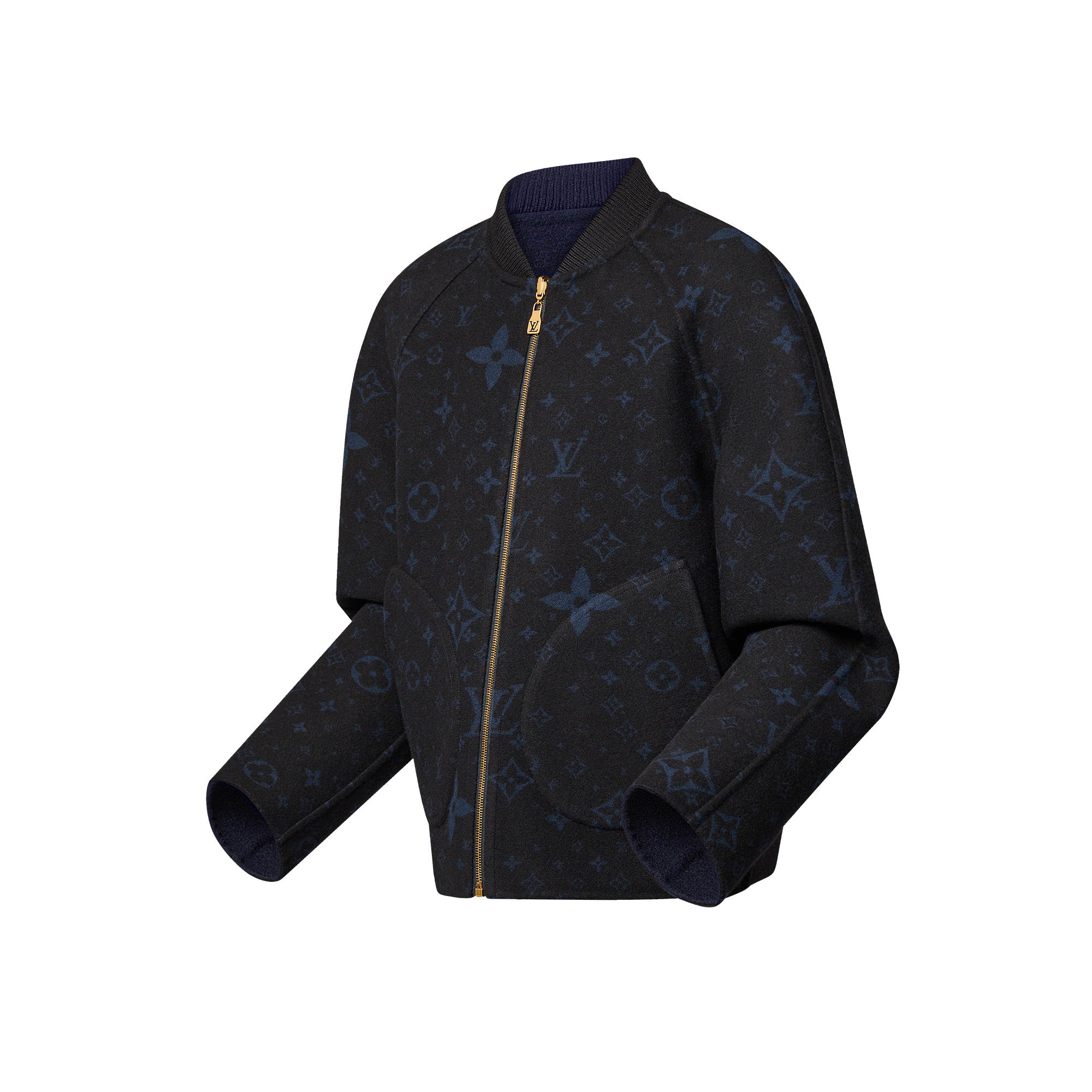  Ready-to-Wear Casacos e Agasalhos Jaqueta Reversível em Lã Dupla Face | Louis Vuitton ® (Zoom no Produto)