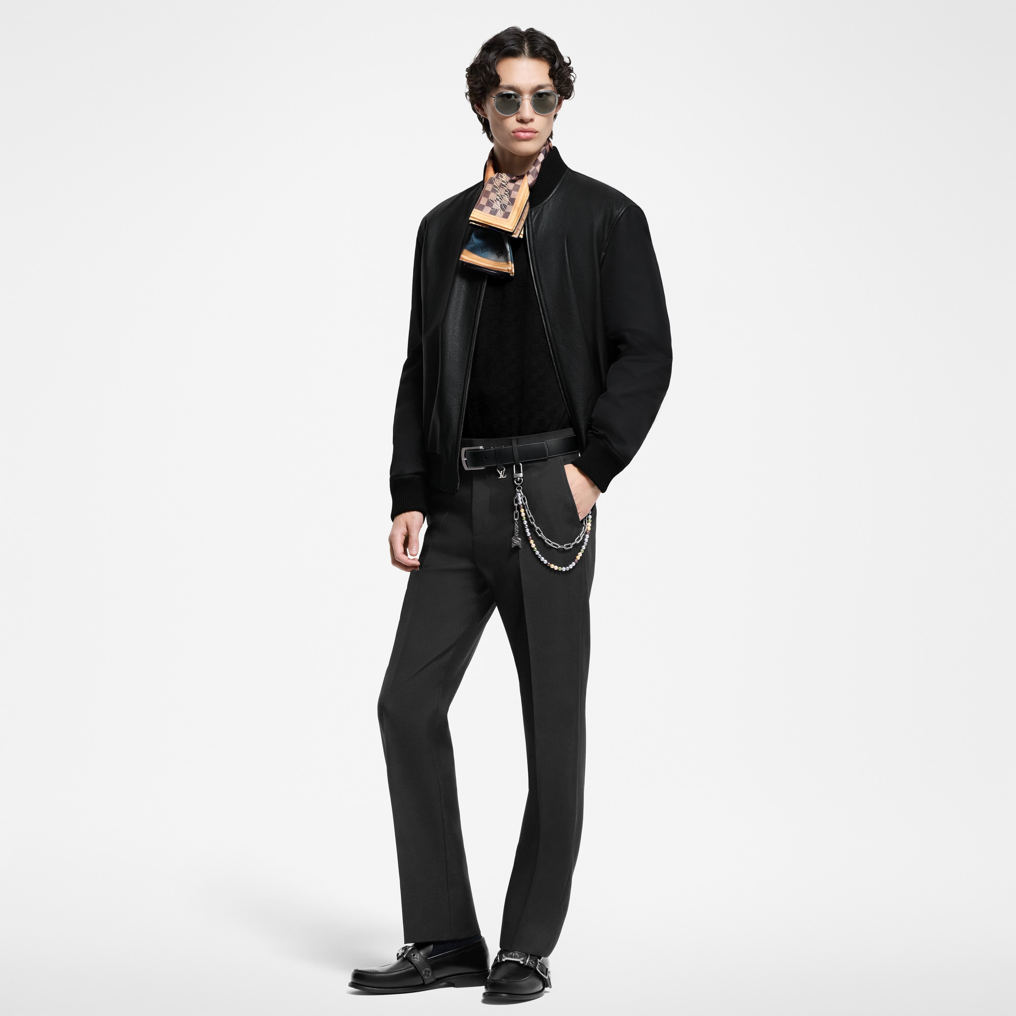  Ready-to-Wear Casacos e Agasalhos Jaqueta Reversível em Nylon e Couro | Louis Vuitton ® (Zoom no Produto)