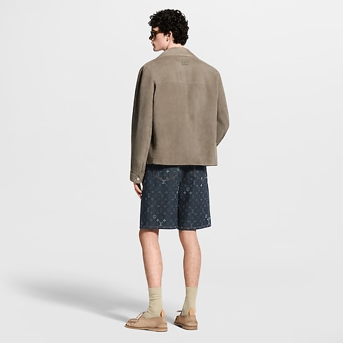 Ready-to-Wear Casacos e Agasalhos Jaqueta Utilitária em Suede Leve | Louis Vuitton ® (Zoom no Produto)